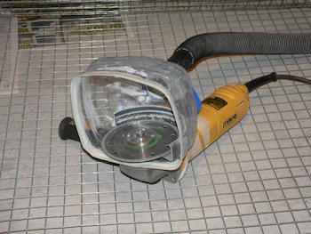 шлайф с изсмукване на прах