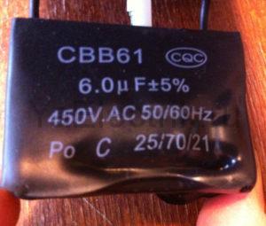 6 микрофараден кондензатор