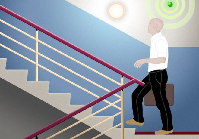 сензор за движение на стълбите