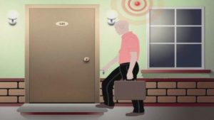 включване на светлината на верандата