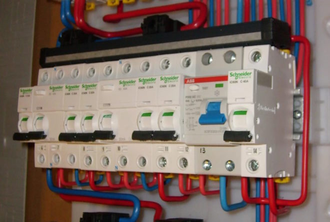 автоматични машини в електрическия панел