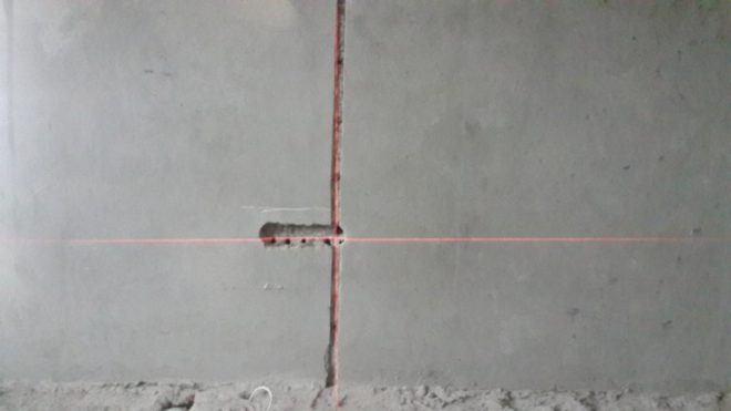 Мазилката е удобен материал за рязане