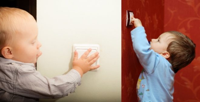 Превключвател, достъпен за деца