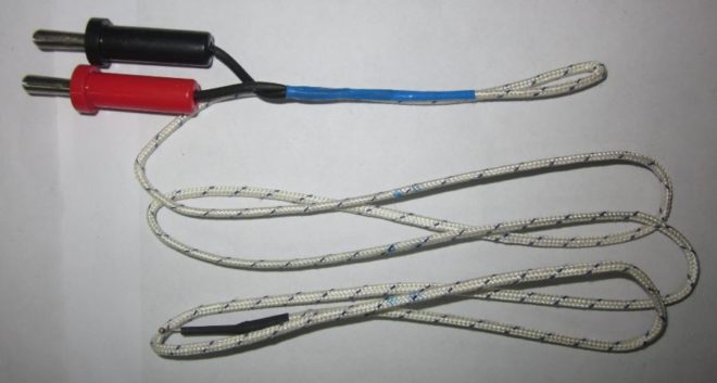 Сензор за температура на скобата с мултицет