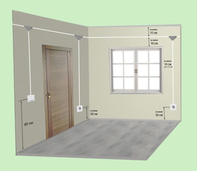 Гнезда и ключове в коридора