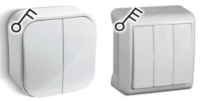 Два и три рокерни превключвателя