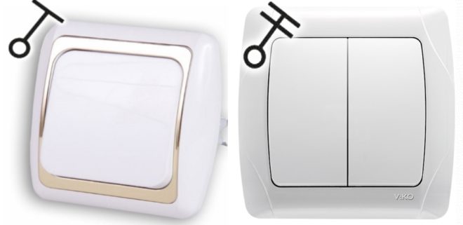 Скрити ключове с една и две групи