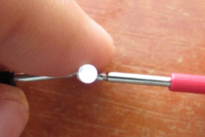 LED полярността е правилна