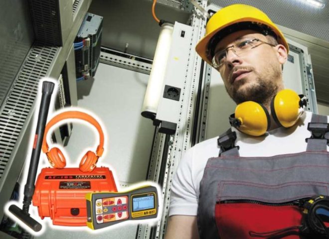 Сигналът на локатора се извежда към слушалки