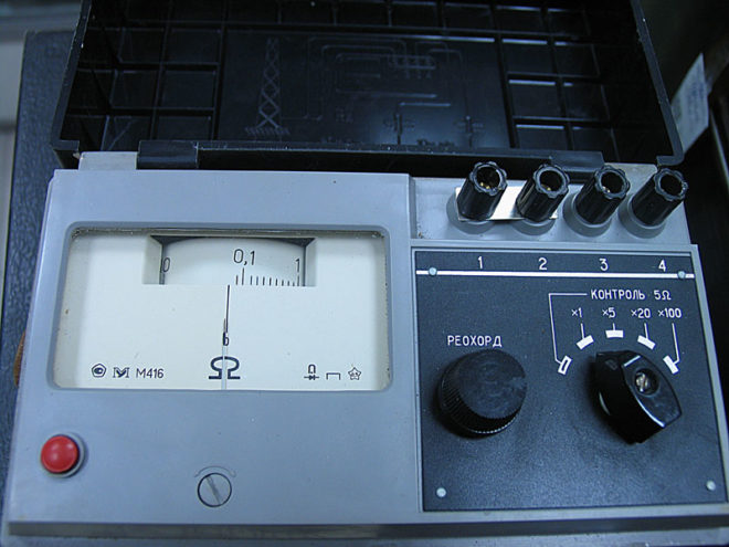 Мегаметър М-416