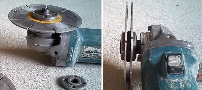 Шлайф с две режещи колела