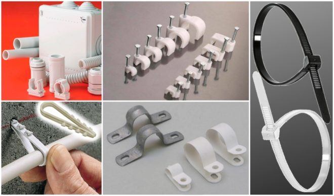 Крепежни елементи за външно окабеляване