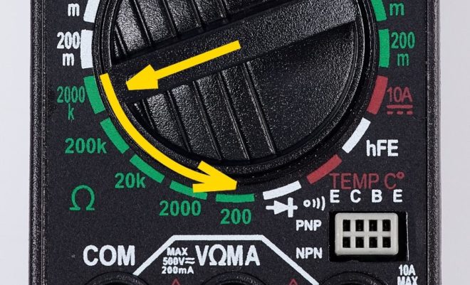 Излагане на граници на измерване от по-големи към по-малки